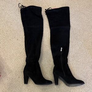 Catherine Malandrino Black Over-the-Knee Boots